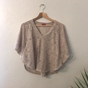 Bongo Lace Poncho Top